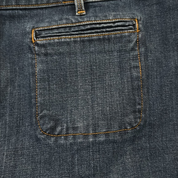 Talbots Plus Dark Blue Denim Mini Skirt 24w - Picture 3 of 5